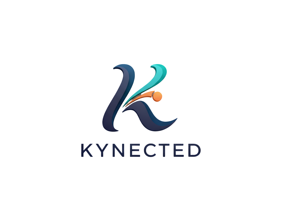 3D Kynected logo, professional services Manchester